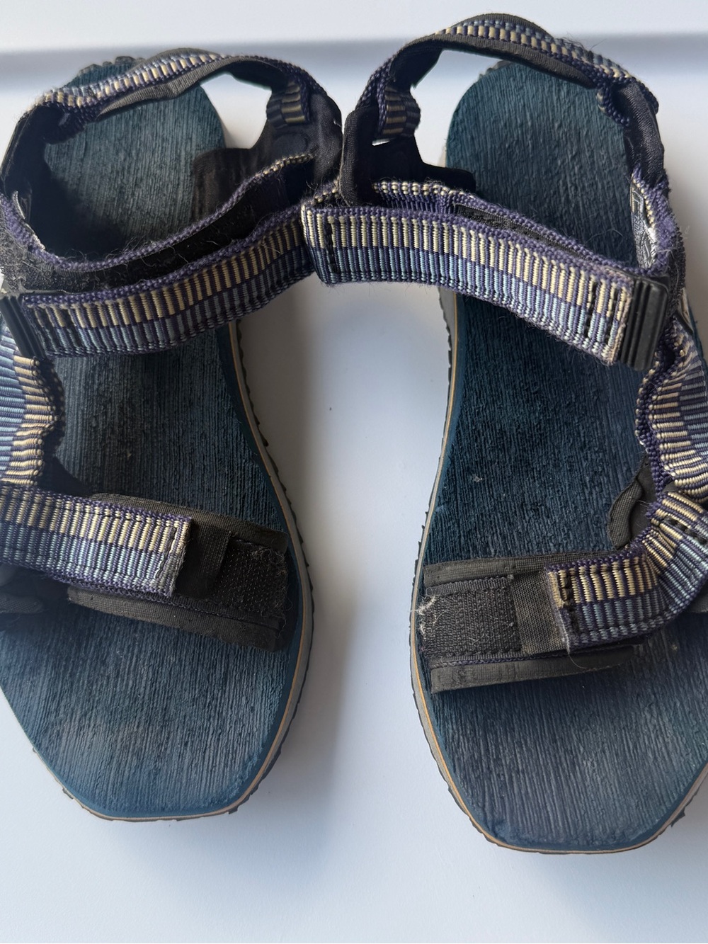 Teva Women's Adjustable Navy Blue Outdoor Strap Sandals sz 7